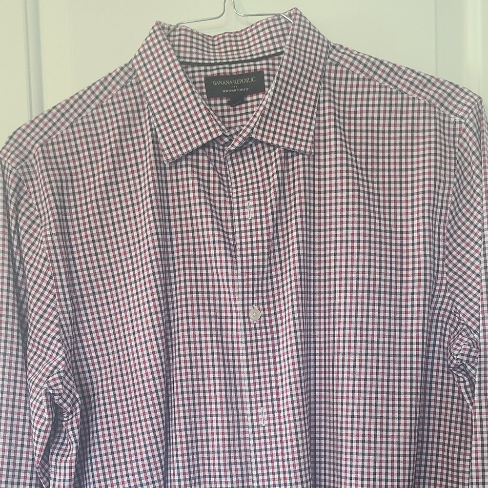 Men's Banana Republic Non- Iron Slim Fit Dress Shirt